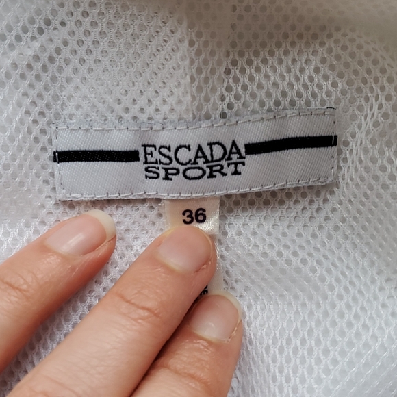 Vintage Escada Sport white lightweight jacket, S - Picture 6 of 16